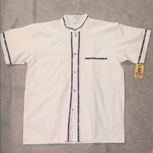 beautiful men’s authentic mayan button down